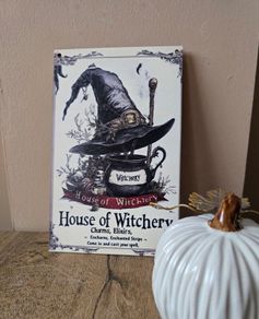 Halloween sign - witchery