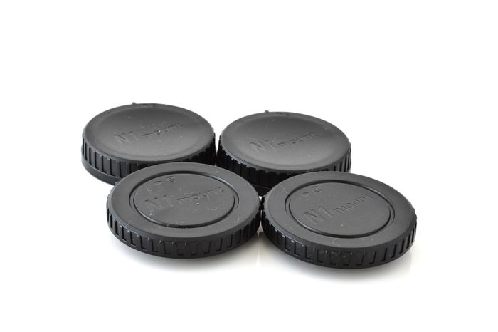 Nikon N1 body and rear lens caps X 2