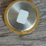 Miniature desk mantle clock quartz untested parts or repair Image 8