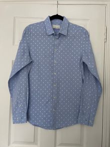 Casual Friday Mens Anton Shirt - Blue - Size S