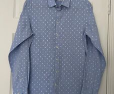 Casual Friday Mens Anton Shirt - Blue - Size S