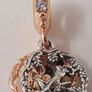 Pandora Disney Princess and the Frog Tiana Double Dangle Charm Image 4
