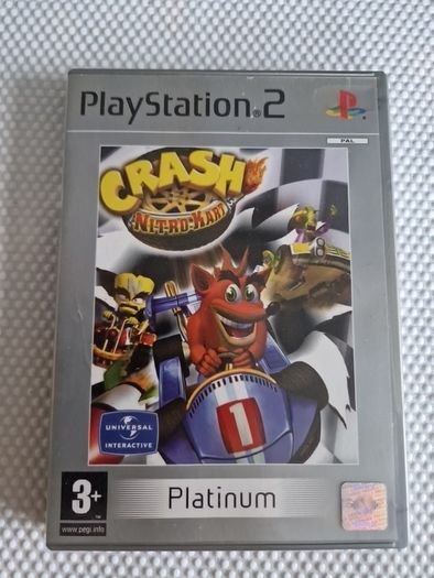 Crash Bandicoot Nitro Kart PlayStation1 Ps1 PlayStation2 Ps2 Games Original
