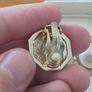 1980's Gold Tone Pearl Clip on Earrings Image 3