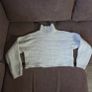 Beige knitted cropped jumper, NEW LOOK, size M Image 2