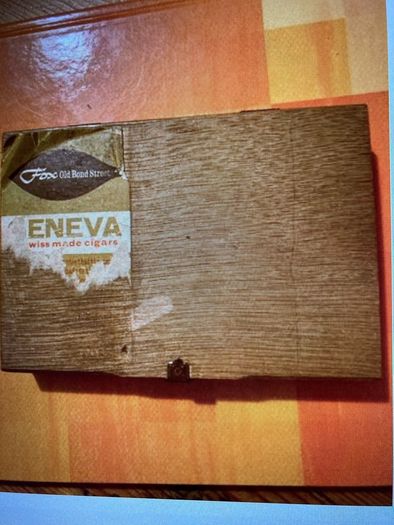 Geneva Swiss made Cigar Box.