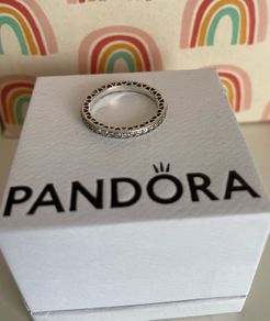 Pandora Sparkle and Hearts ring