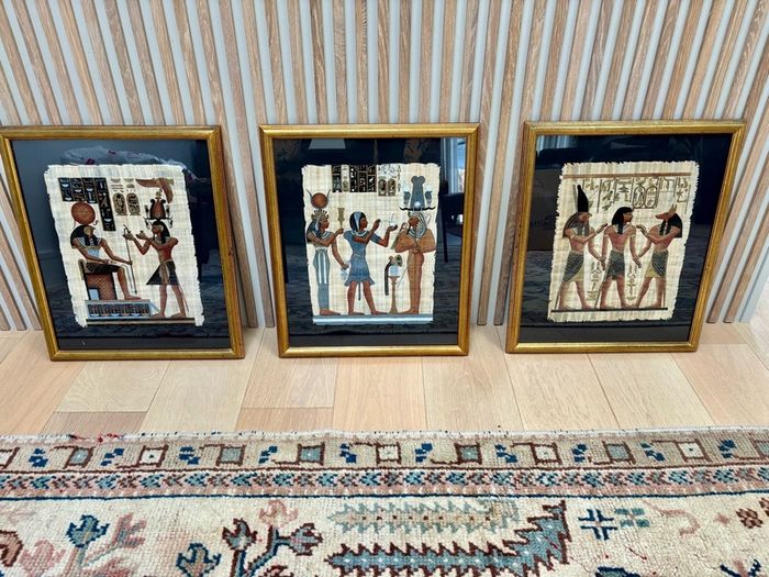 3 Antique Egyptian Prints
