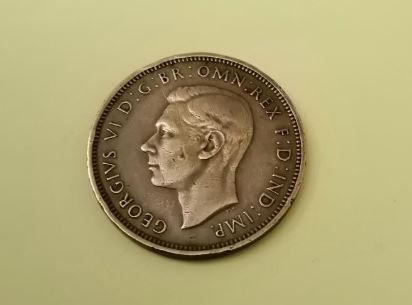 1948 George VI UK Half Penny