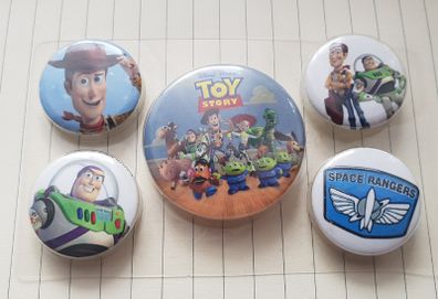 Toy Story Button Badge Pins