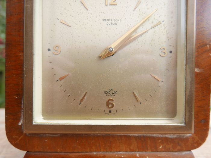 Vintage Dublin Weir & Sons Elliott Clock Mantel Clock (in working order)