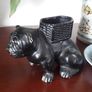 PLANTER - Pot - Holder - Vintage - Bulldog Image 2