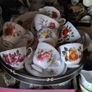 21piece miss match china tea set Image 8