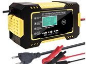 12V Intelligent Car Motorcycle Battery Charger Overheat Overcharge Multiple protection with LCD Display Car Charger Accessories