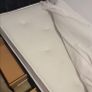 single bed black velvet with drawers Image 3