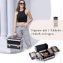 Makeup Suitcase 4-in-1 Makeup Case, Large Capacity Image 9