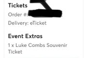 Luke combs tickets