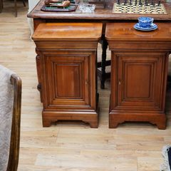 Pair of Cherry Wood Bedside Cabinets