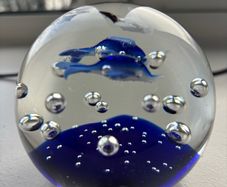 X2 vintage beautiful glass paper weights these sell for up to and over 125 each I'm selling 2 for 100 over 30 years old