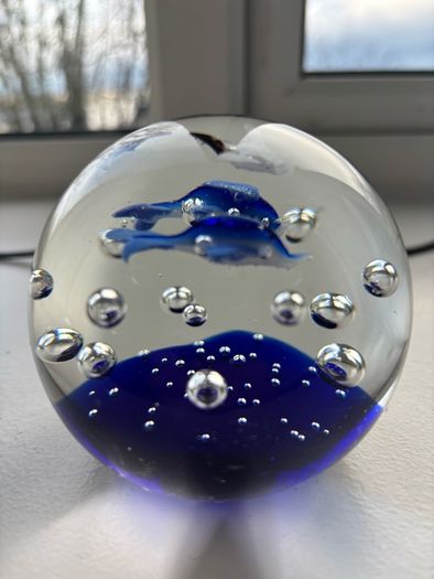 X2 vintage beautiful glass paper weights these sell for up to and over 125 each I'm selling 2 for 100 over 30 years old