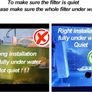 NEW SALE | Quiet Fish Tank Filter 4-in-1 Internal Aquarium Filter,500L/H Submersible Water Pump Oxygen Aeration Wave Maker Water Change for Betta, Turtle, Pond Fish Image 5