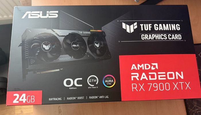 ASUS TUF Gaming Radeon RX 7900 XTX OC 24GB - Boxed, Excellent Condition