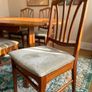 Mid Century Teak Dining Set Extendable Table + 6 Chairs Image 3