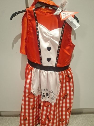 Little Red Riding Hood girls Halloween costume Age 7-8.  Brand new with tags.
