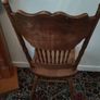 4 solid oak chairs Image 2