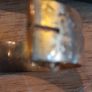 Vintage 1/10th 9ct Gold Hinged Bangle with Garnets - John Brereton Box 1977 Image 6