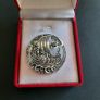 Viking Longship Brooch Metal Nautical Pin Scandinavian Style Mid-Century Jewelry Celtic Norse Dragon Boat Broach Image 2