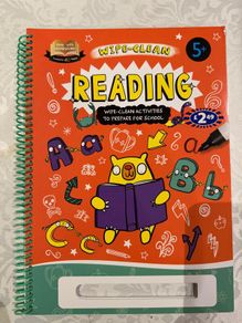 Reading: Wipe Clean Activities to prepare for school