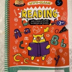 Reading: Wipe Clean Activities to prepare for school