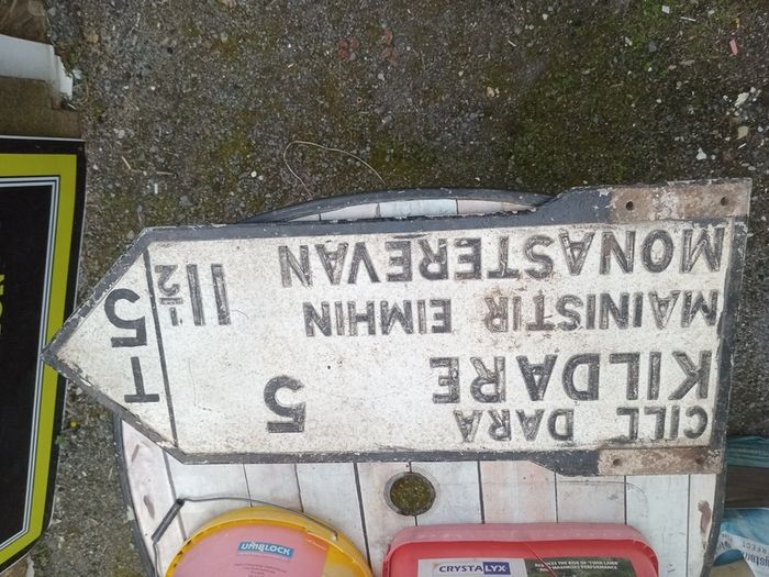 old road  sign