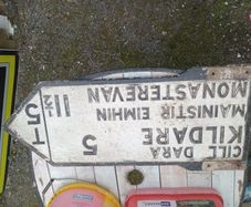 old road  sign