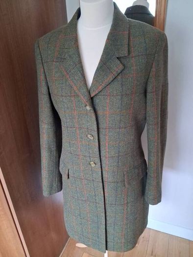 Alan Paine of London New Unworn Ladies Green Wool Coat