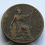 1899 Halfpenny Victorian bronze coin Image 2