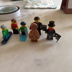 lego mini figs x 6 winter Christmas theme