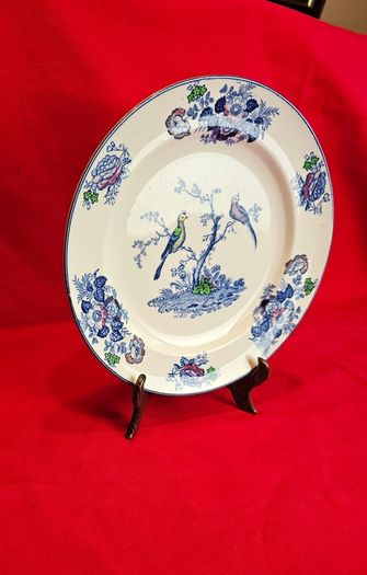 Wood &  Sons Oriental Birds Plate England, c. 1914-1924