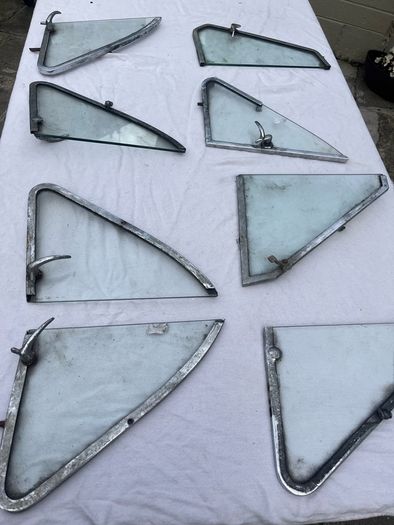 Selection of vintage side windows.