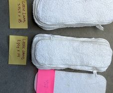 LittleLamb Bamboo Nappy Boosters 50 Pack 3Ply & 2Ply