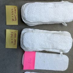 LittleLamb Bamboo Nappy Boosters 50 Pack 3Ply & 2Ply