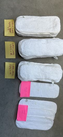 LittleLamb Bamboo Nappy Boosters 50 Pack 3Ply & 2Ply