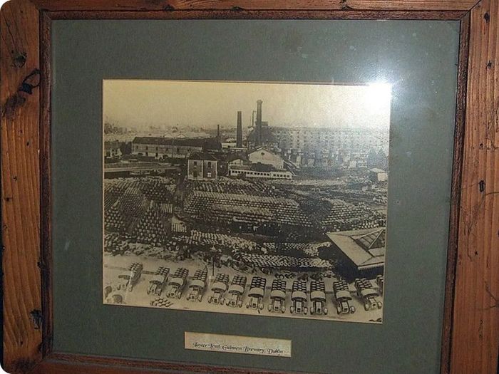 Vintage Framed Guinness Brewery Print Lower Level