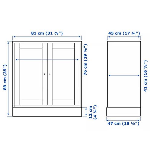 IKEA Havsta Cabinet White