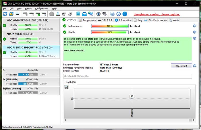 Western Digital Pc Sn730 512gb Nvme Ssd