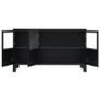 Sideboard Metal Industrial Style 120x35x70 cm Black Image 5