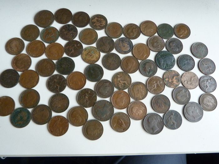 Nice collection of English farthings