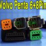 NEW For Volvo Penta Vodia Industrial Marine engine Vocom Diagnostic Cable Connection 6+8 Vodia5 6 Pin 8 Pin OBDII Cable Adapters Image 6