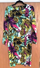 Retro BIBA Jersey Printed Midi Dress 14